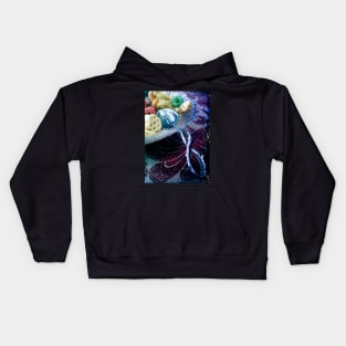 Colorful Bowl of Mixed Cereal Kids Hoodie